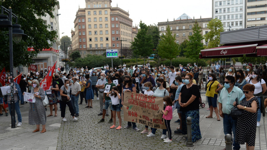 El sector de la educación exige a la Xunta mejores medidas sanitarias