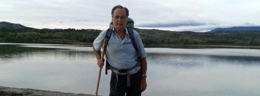 NEDA-Germán López hace el Camino con 73 años y después de una operación coronaria