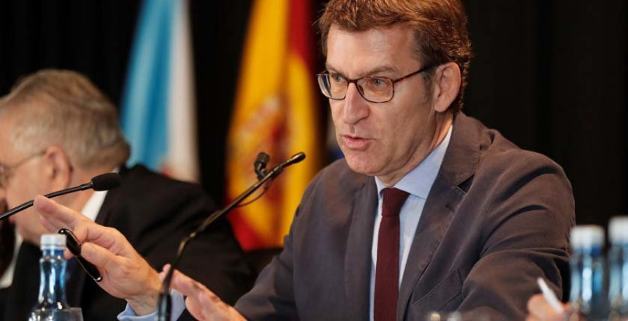 Feijóo mantiene en vilo a pesos pesados del PP, que esperan que dé el paso para evitar 
una guerra interna