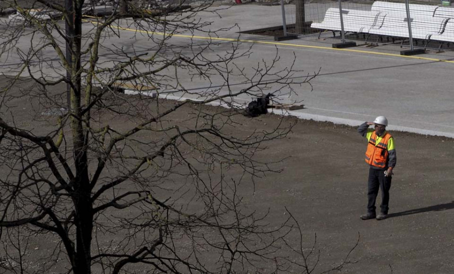 Una nueva prórroga de las obras de la plaza de Armas retrasan el final a abril