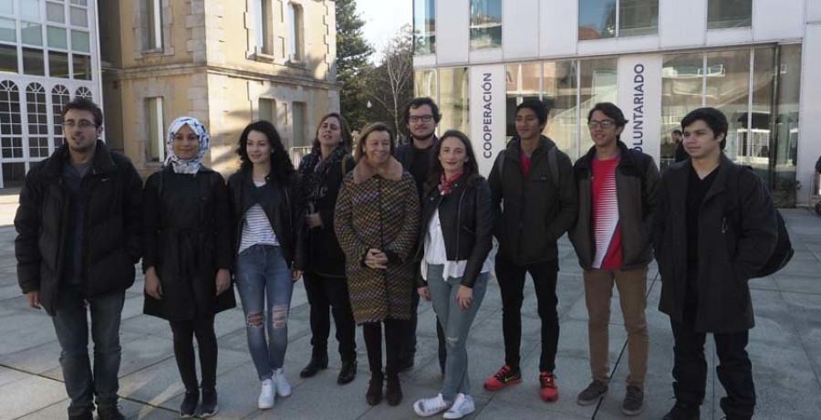 Universidad | El Campus de Ferrol acoge a más de 50 alumnos extranjeros