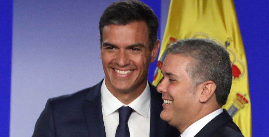 Pedro Sánchez propone a Colombia que España albergue el diálogo de paz con el ELN