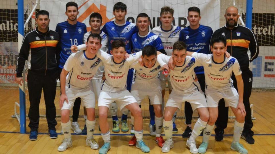 El Cementos Carral celebró el título de juveniles