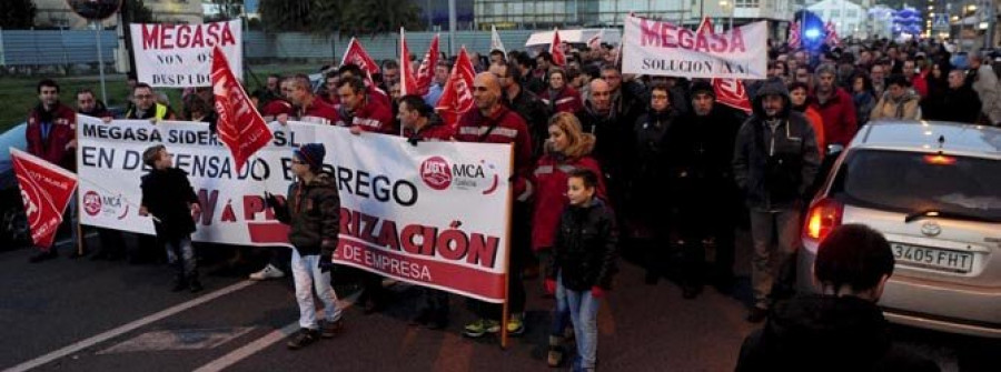 La siderúrgica Megasa se aviene a aplicar 39 prejubilaciones en lugar de 47 despidos