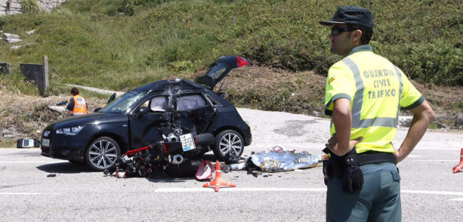 Los fallecidos en accidente  de tráfico aumentan un 17%  en Galicia hasta septiembre