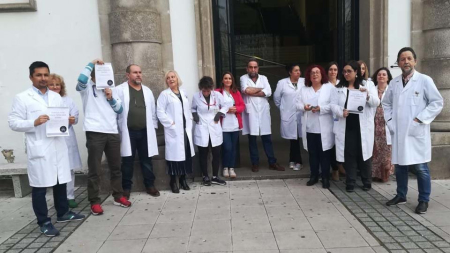 Paros en el centro de salud Fontenla Maristany reclamando “unha primaria digna”