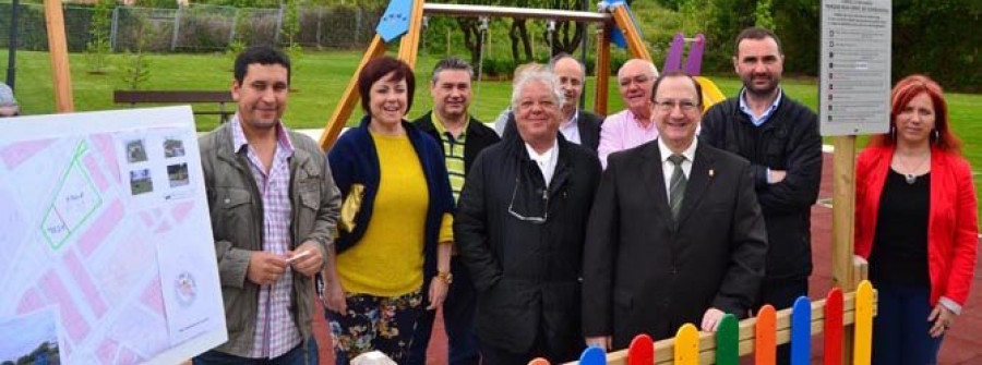 NARÓN-Entra en funcionamiento el primer parque infantil del municipio homologado por la UE