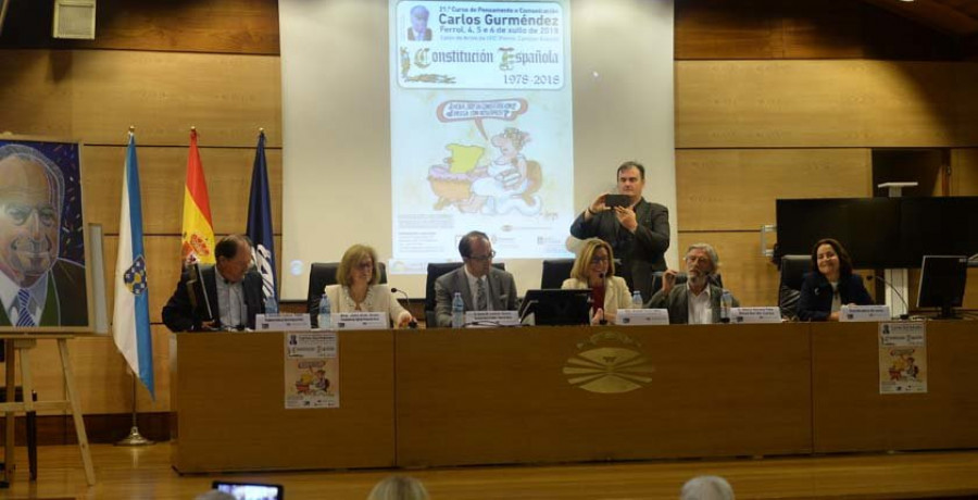 A Constitución Española, a análise no Carlos Gurméndez que se celebra no campus