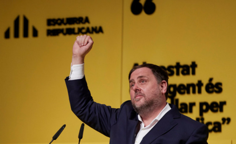 Junqueras confía en que ERC ganará y dice que continuará la campaña 