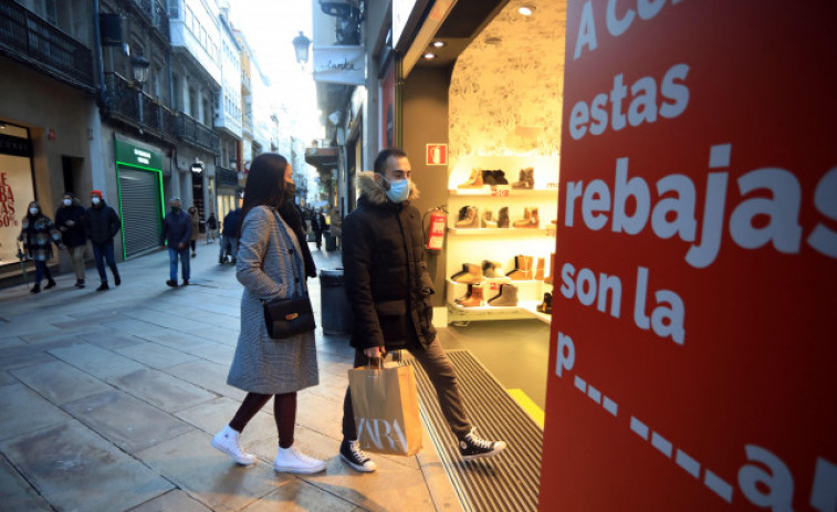 El gasto medio de los gallegos en las rebajas de invierno cayó un 23%, según el Observatorio Cetelem