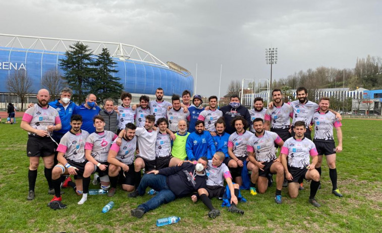 El Rugby Ferrol muere en la orilla en San Sebastián