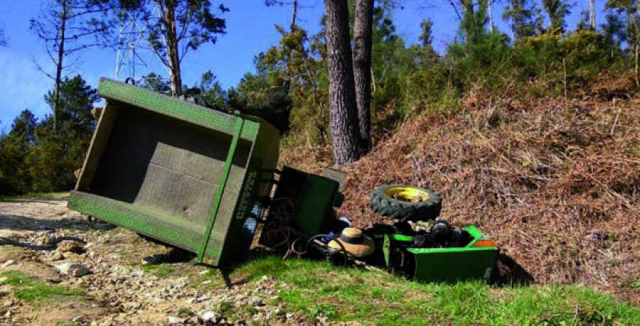 Muere un hombre en Ribadeo tras un accidente con su tractor