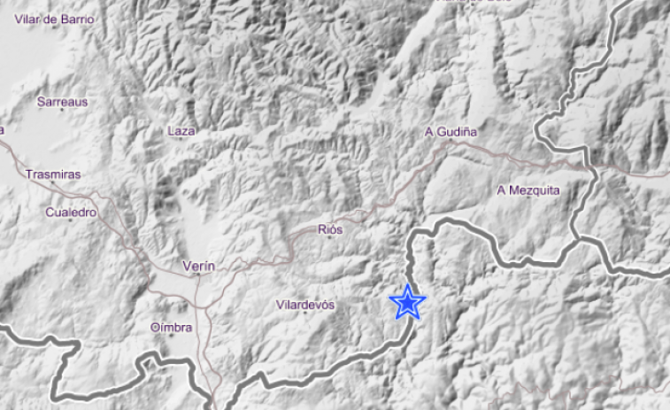 El municipio ourensano de Riós registra un terremoto de 1,8