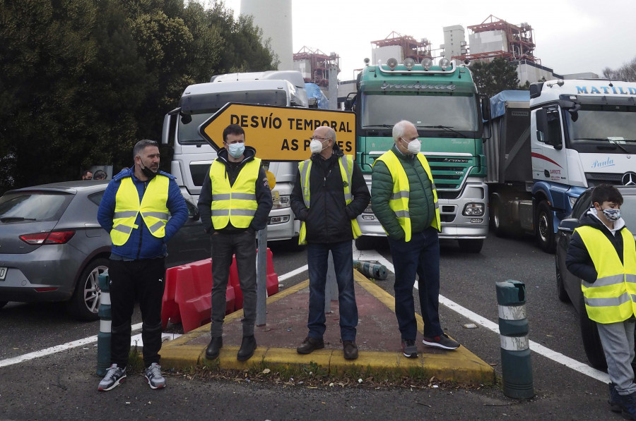 El comité responsabiliza a Endesa de la protesta de los transportistas