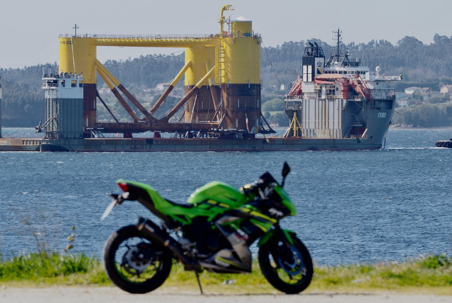 Navantia Ferrol despide a la tercera plataforma flotante del proyecto eólico Kinkardine