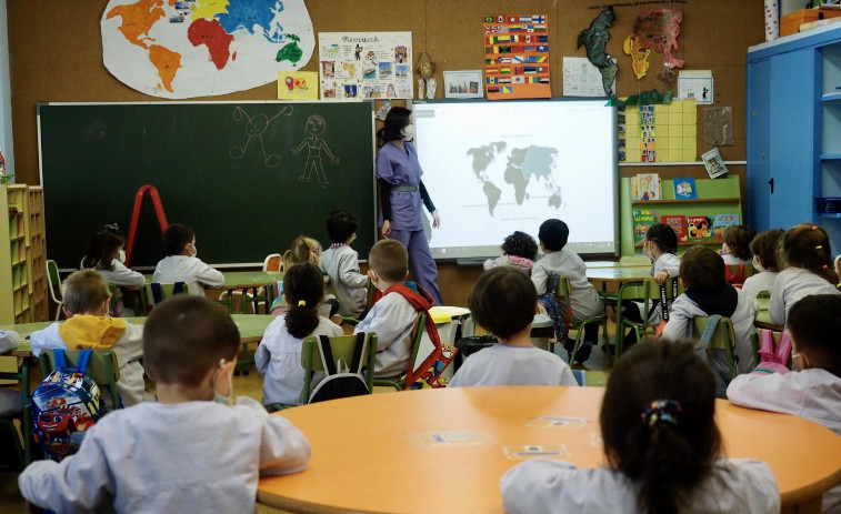 La mitad de las plazas ofertadas en Ferrol en 4º de Infantil quedan libres