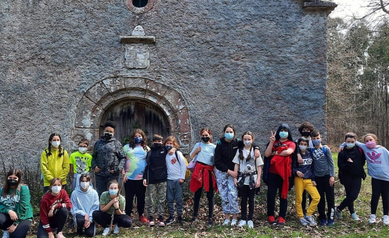 Los alumnos del CPI Atios inician una ruta por etapas a San Andrés
