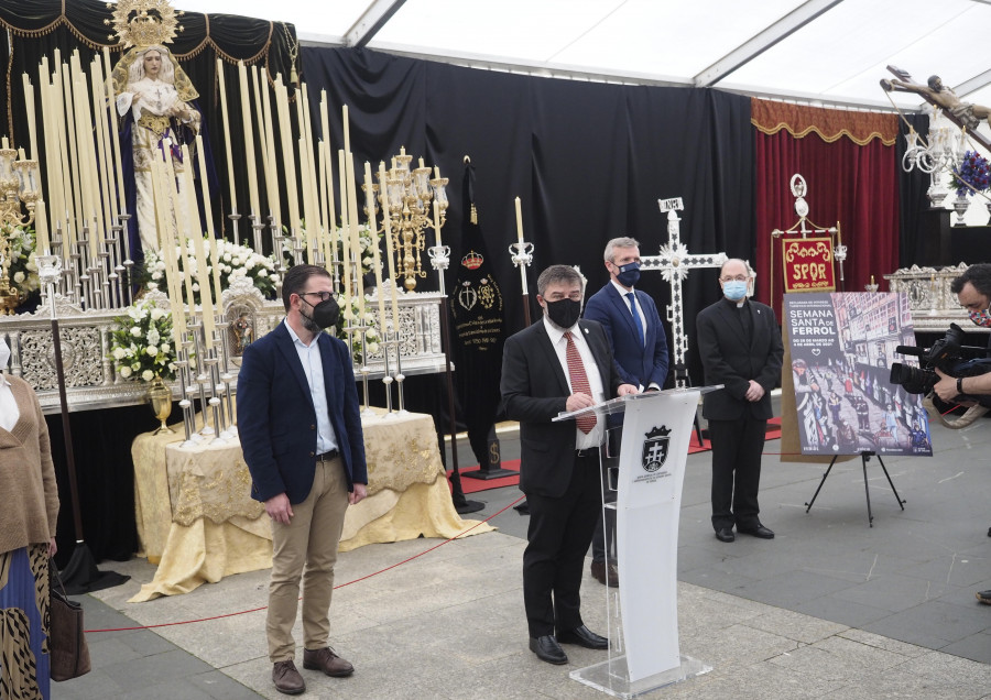 Optimismo y agradecimientos en la apertura oficial de la Semana Santa ferrolana