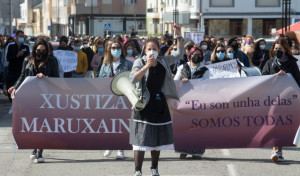 Cientos de personas protestan para reclamar justicia para las mujeres de A Maruxaina