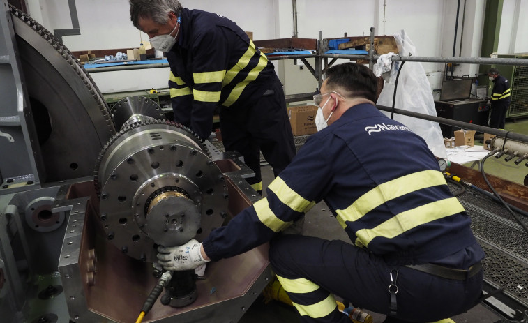 El departamento de Turbinas de Navantia Ferrol ultima las cajas reductoras de las corbetas árabes