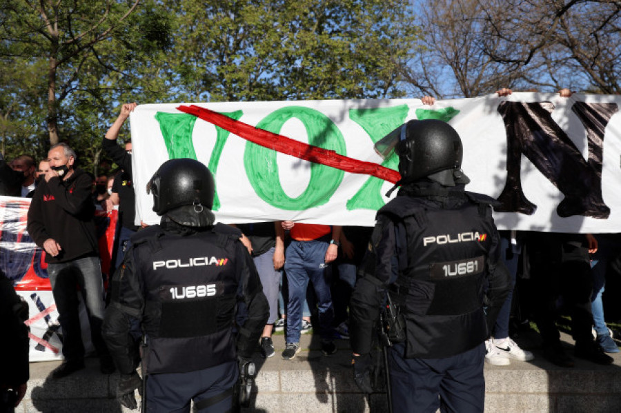 Interior defiende que el dispositivo de seguridad en el mitin de Vox en Vallecas fue correcto