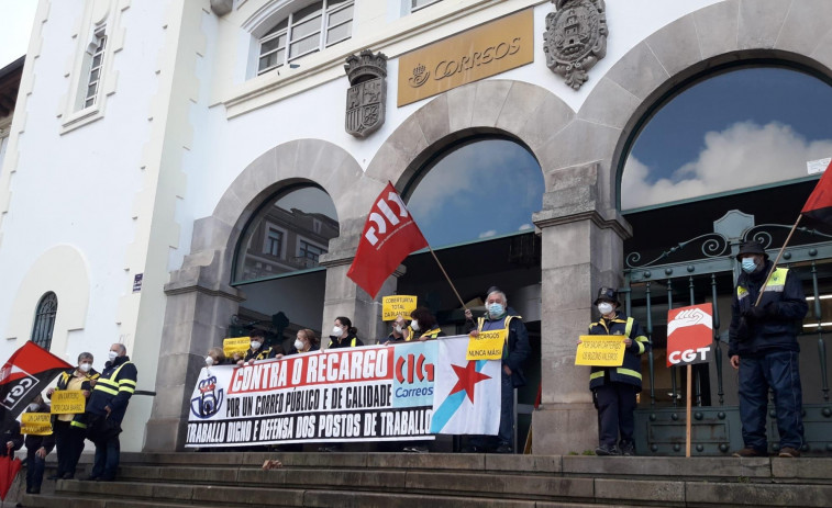 La CIG anuncia que continuará con las protestas de Correos ante la carencia de personal