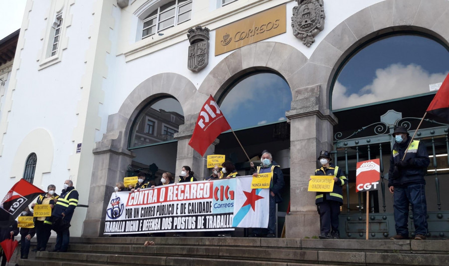 La CIG anuncia que continuará con las protestas de Correos ante la carencia de personal