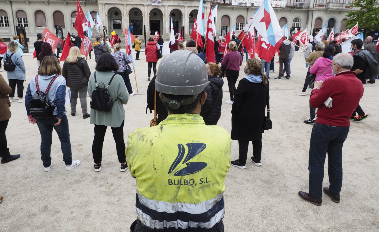 Las manifestaciones del sector de la limpieza y Navantia confluyen en Ferrol