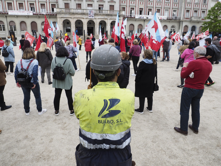 Las manifestaciones del sector de la limpieza y Navantia confluyen en Ferrol