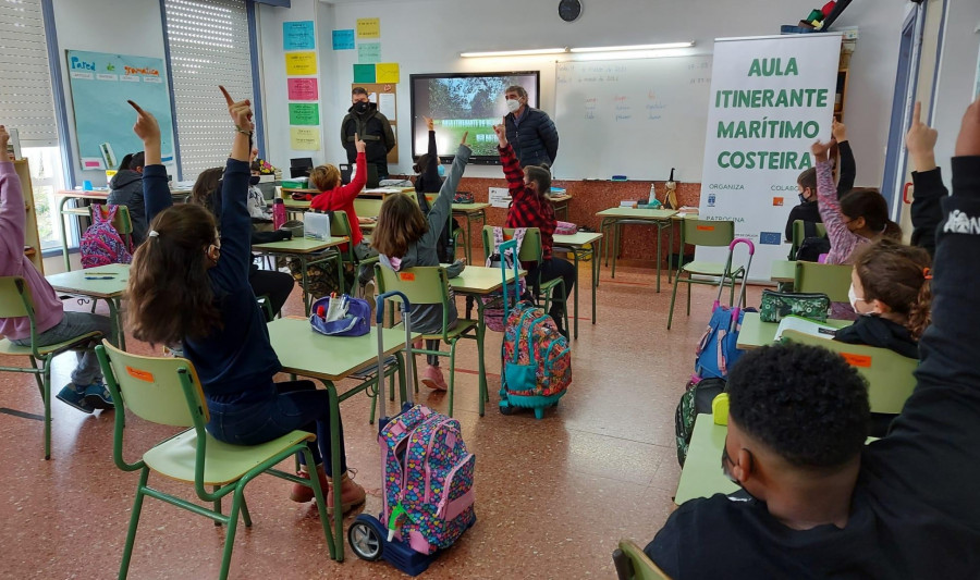 Unos 600 alumnos de Narón participan en el Aula Itinerante Rede Natura 2020