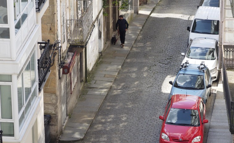 La calle San Francisco, próximo objetivo de la reurbanización de Ferrol Vello