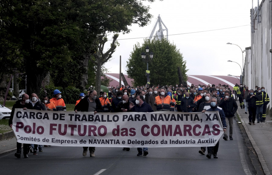 El comité de Navantia apremia a Defensa para que ejecute en Ferrol la reforma del “Galicia”