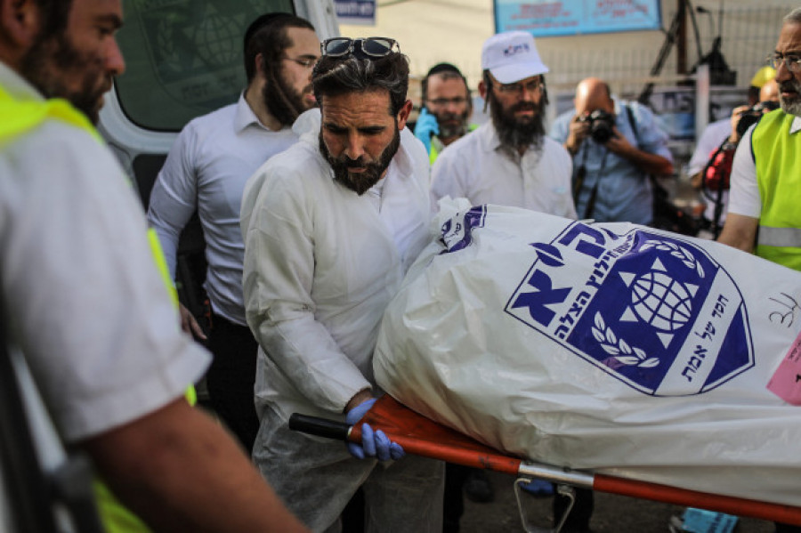 Al menos 44 muertos y 150 heridos en una estampida en un festival religioso en Israel