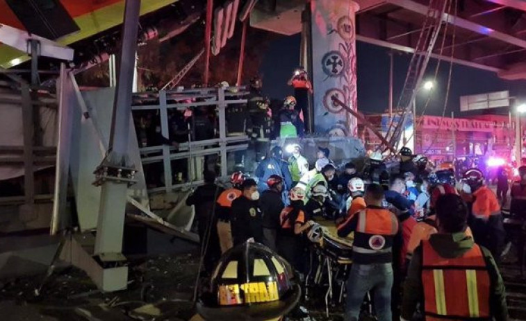 Comienzan los trabajos de peritaje externo en el accidente de Metro de Ciudad de México