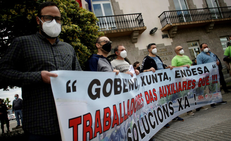 Trabajadores de As Pontes exigen una reunión con el Gobierno y un 