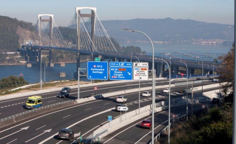 El cambio de una junta de dilatación puede ocasionar atascos en el puente de Rande este fin de semana