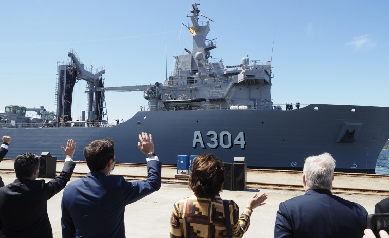 Navantia despide a su último buque, que zarpa con destino a Australia