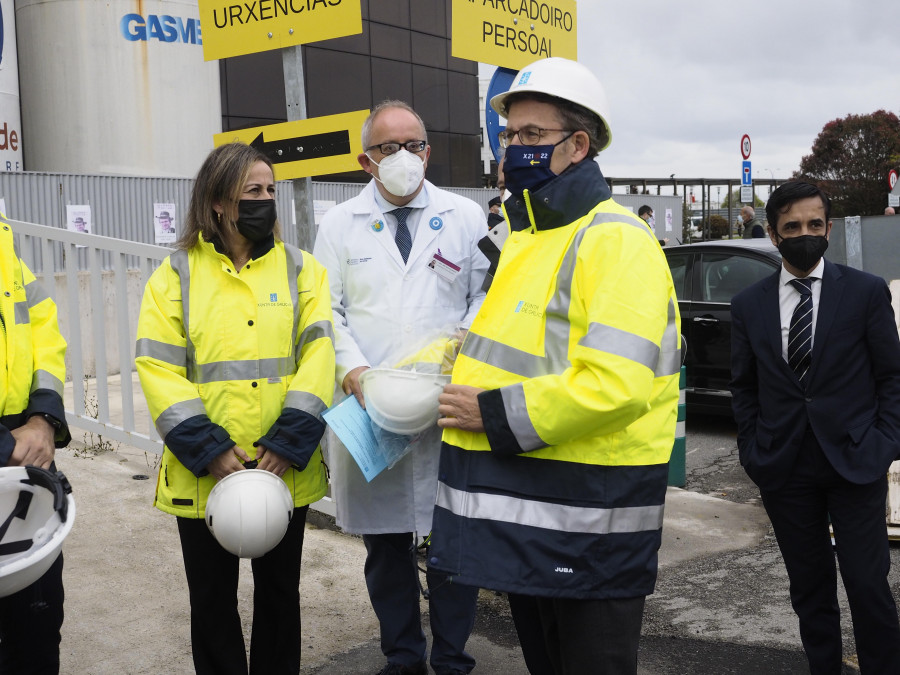 Feijóo anuncia que la ampliación del hospital de Ferrol está ejecutada al 15%