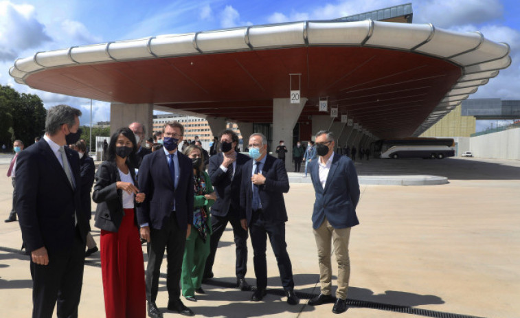 Santiago estrena la primera estación intermodal de Galicia a la espera de que llegue el AVE