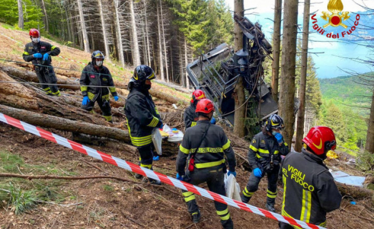 La Fiscalía italiana dice que el freno de seguridad del teleférico no funcionó