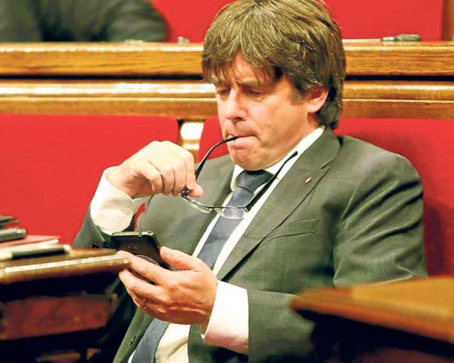 La absoluta soledad de Carles Puigdemont