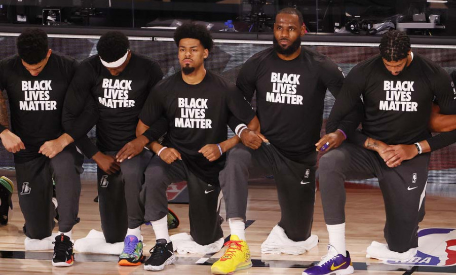 La NBA censura  un gesto histórico