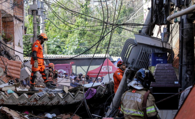 El derrumbe de un edificio de Río de Janeiro causa dos muertos y cuatro heridos