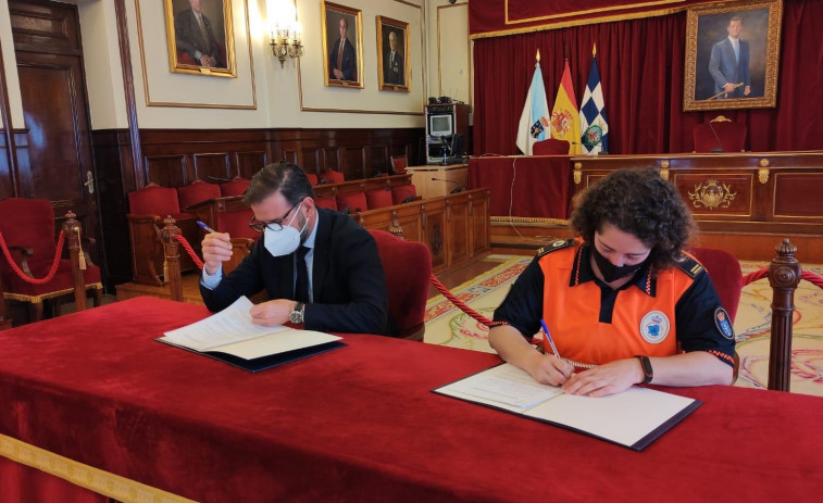 El Concello de Ferrol destina 42.000 euros al convenio con la Agrupación de Protección Civil