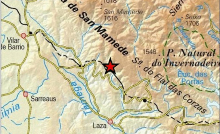 Laza vuelve a registrar varios terremotos en menos de 24 horas y Covelo, uno de magnitud 2,2