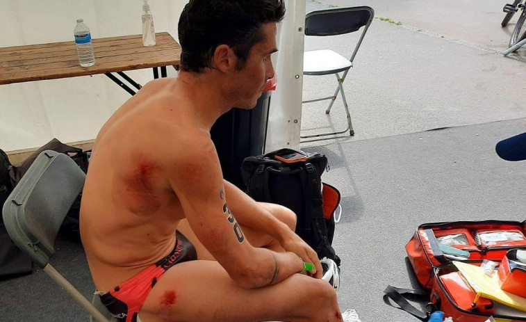 Gómez Noya debuta con caída
