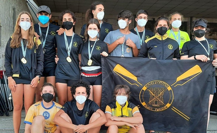 San Felipe, Cedeira, Ares y A Cabana, en el podio