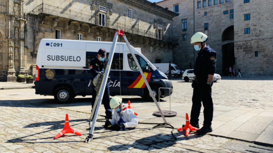 La Policía Nacional incrementa la vigilancia en el subsuelo de Santiago
