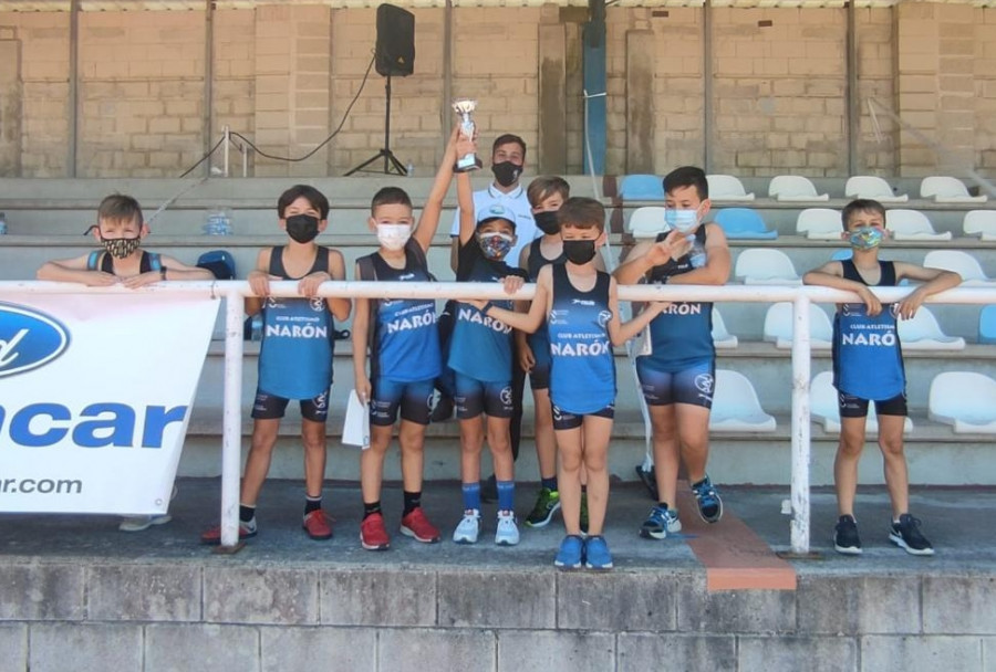 Los naroneses sub 10, bronce en el Autonómico