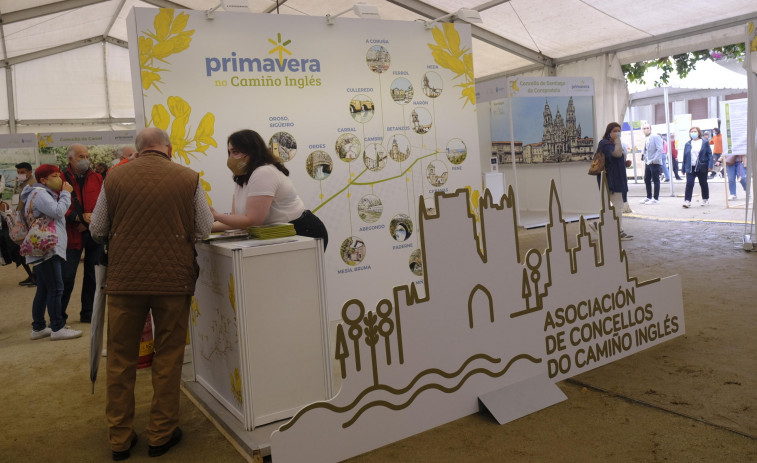Ferrol representó la ruta a Santiago con las actividades de Primavera no Camiño